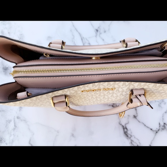 Michael Kors Large Satchel Vanilla pink - Picture 7 of 8